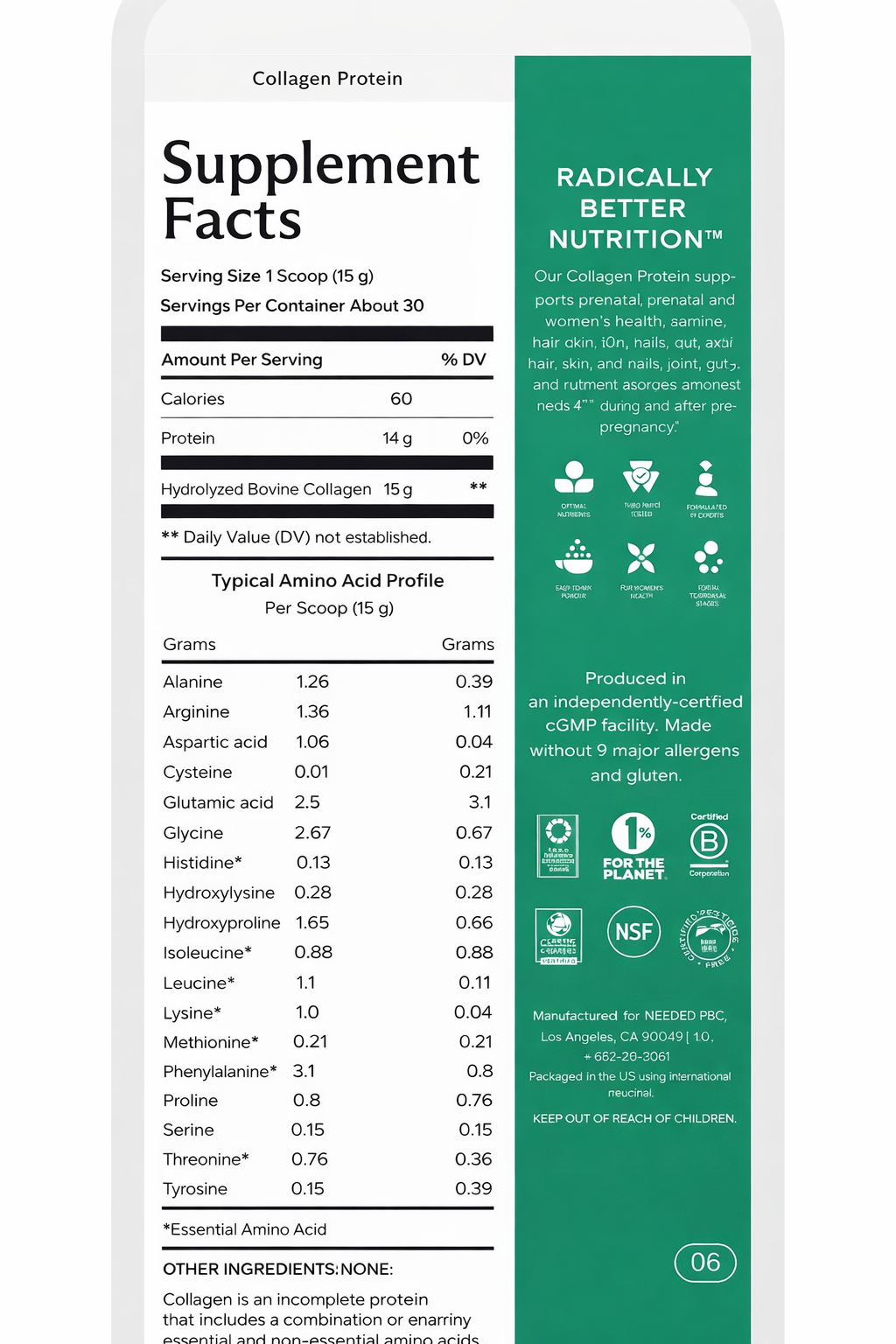 FEEDED™ Collagen Protein Powder